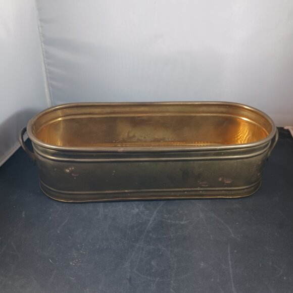 Brass Planter  10" Pot Window Plant - Made in India - Picture 13 of 13